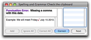 comma/dates