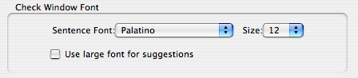 Check Selection Settings