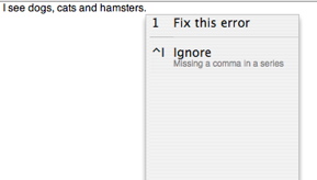 Punctuation series commas