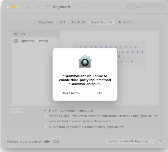 Grammarian PRO3 options